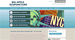 Desktop Screenshot of bigappleacupuncture.com